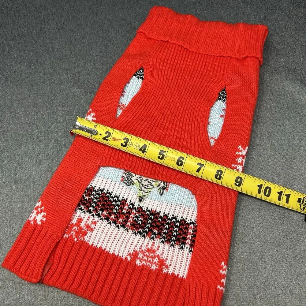 Dr Seuss The Grinch Merry Grinchmas Christmas Knit Holiday Dog Sweater Medium